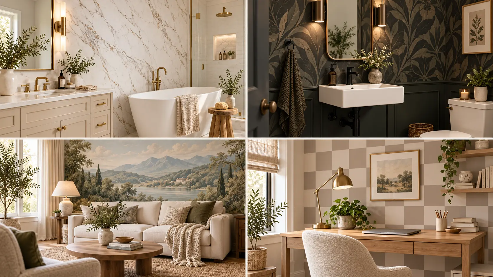 21 Peel and Stick Wallpaper Ideas for Renters That Look Real